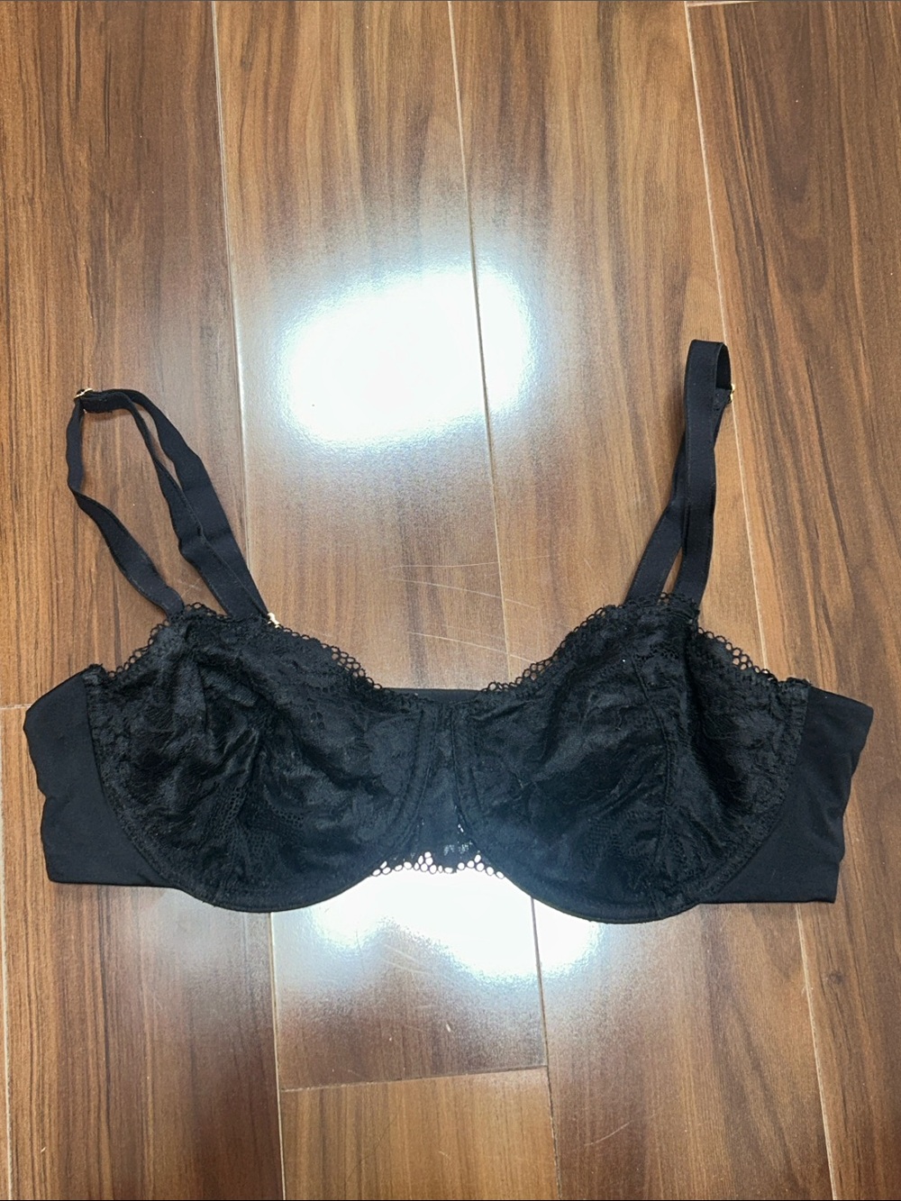 38D Soma black lace Embraceable balconette bra